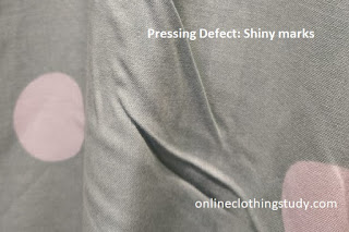 Pressing defect shiny marks
