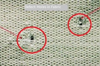 Fabric holes