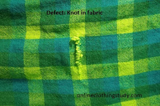 knot in fabric
