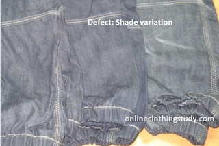 shade variation between garments