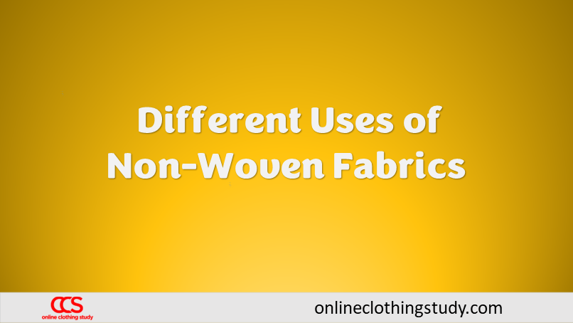 Use of non-woven fabrics